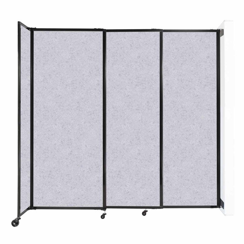 Cloison portative Soundsorb, Gris marbre, H 82 po x l 86 po x P 26 po