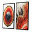 Chemin forestier de la pierre opale de feu I - Collection d'art mural 2 panneaux-424222890-424222893