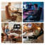 Fauteuil de direction ergonomique, chaise de bureau à haut dossier avec accoudoirs réglables 6D et soutien lombaire-133409204