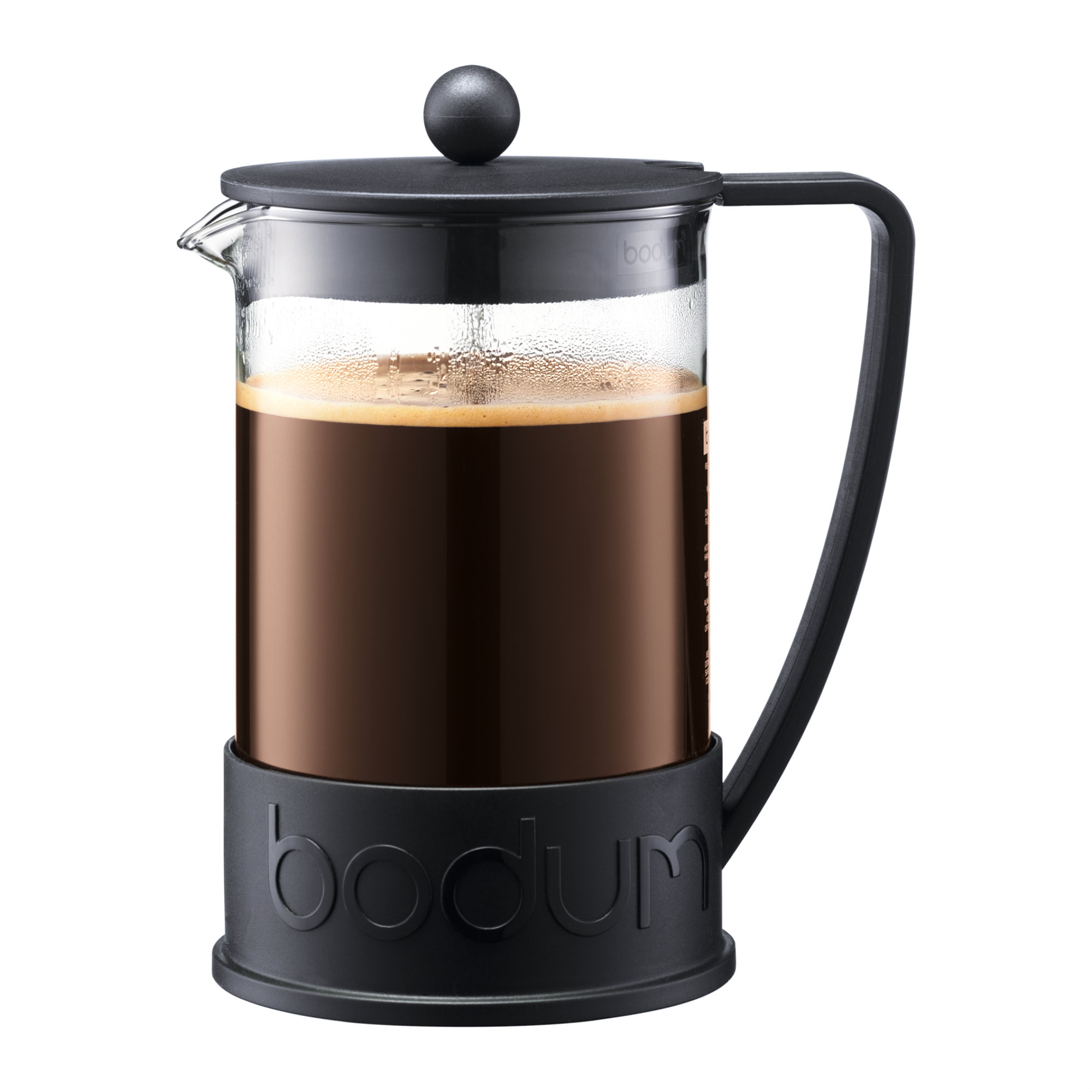 Bodum Brazil French Press Coffee Maker, 51 oz., Black