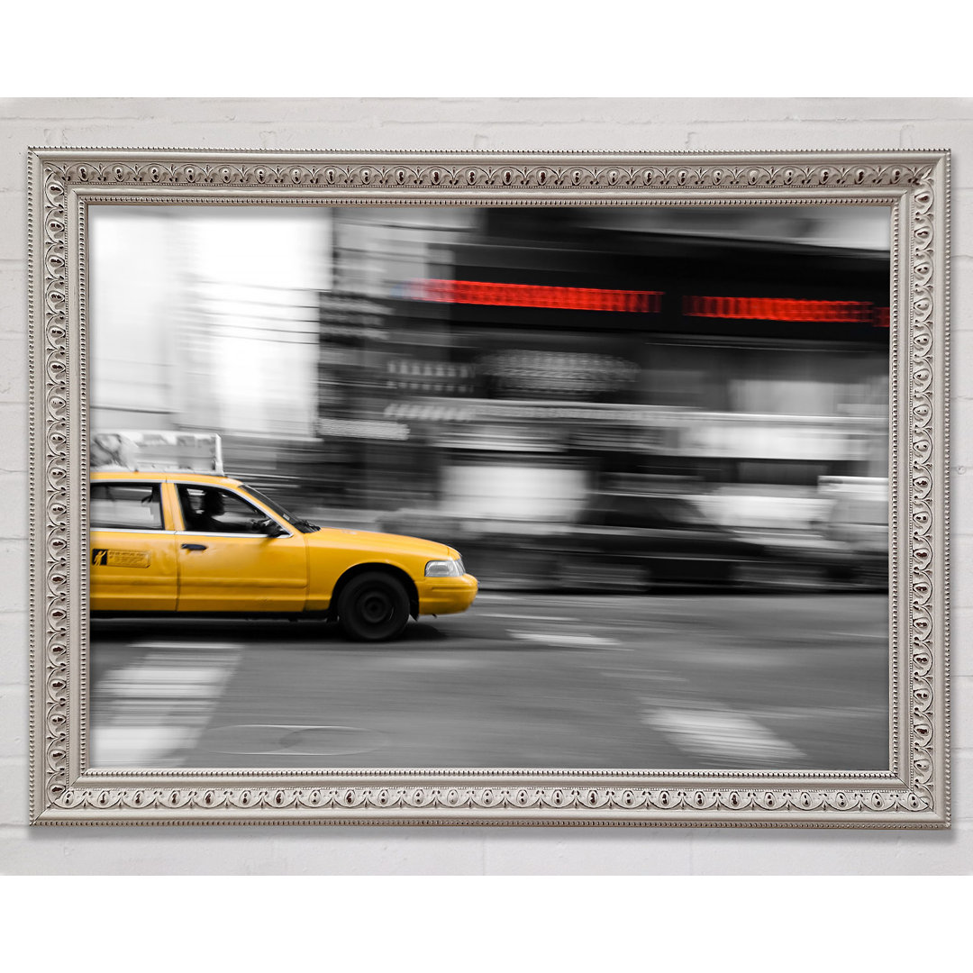 Movement Of The Yellow Cab - Einzelne Bilderrahmen Kunstdrucke