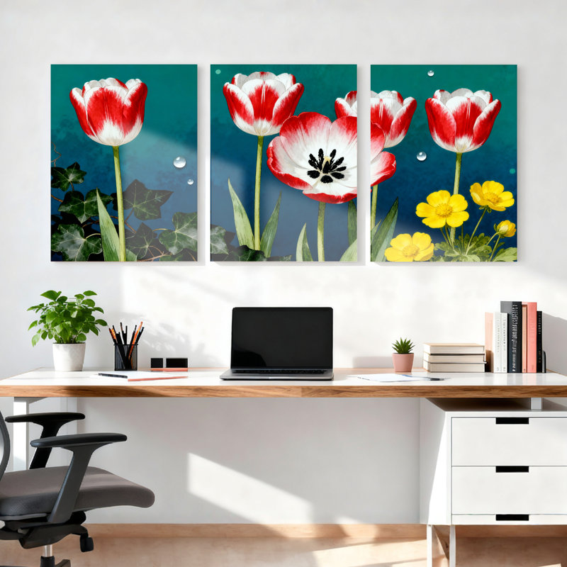  Art mural sur toile tendue, H 24 po x l 48 po