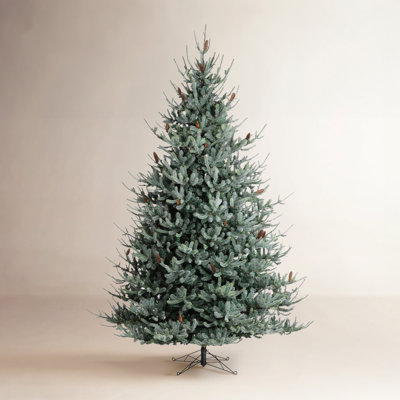 Lighted Artificial Spruce Christmas Tree