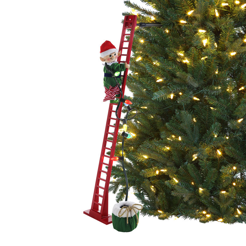 Magie de Noël super-escalade animée blanche 43 po