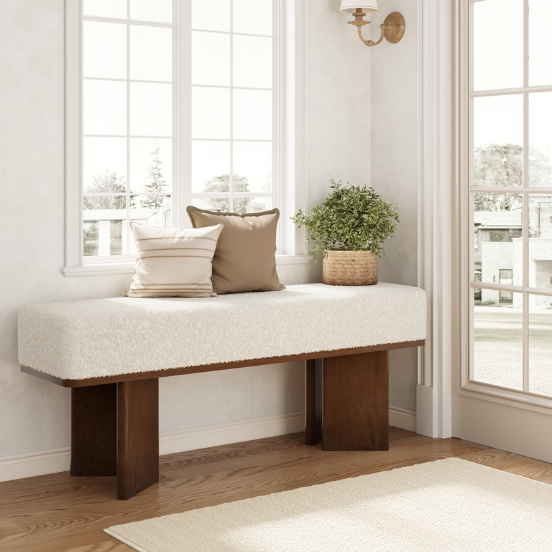 Foam Padding Upholstered Bench
