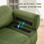 Canapé d'angle modulaire surdimensionné en forme de L, canapé trois places avec pouf, tissu velours côtelé, pour salon, chambre ou appartement-951989754-951989757