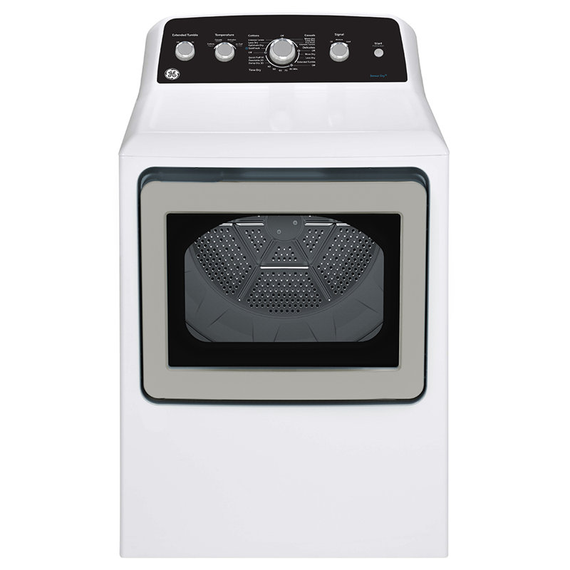 Ge 7,2 pieds cubes Sécheuse à gaz à chargement par le haut avec cycle Sanifresh - GDT