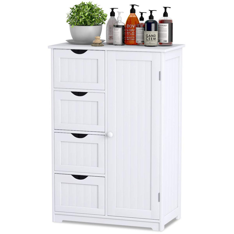 Ailan Bathroom Cabinet, White