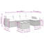  Ensemble de canapé de patio 6 pièces avec coussins en rotin de polyester-1409614061-1409614060