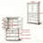 Freestanding Large Kitchen Pantry , 43.3X20x77.3Inch Tall Storage Cabinet Cupboard With 6 Door Shelves, 2 Adjustable Shelves And 5 Drawers-867861213