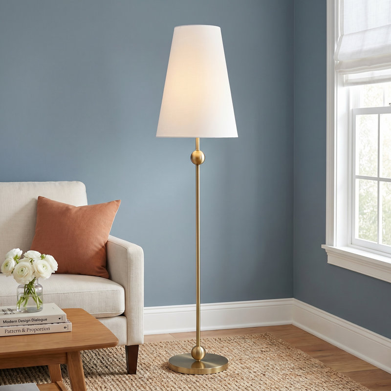 Kael 1 - Light Floor Lamp, Antique Gold