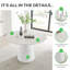 Tierra Statement Pedestal Round Dining Table - Luxury Modern Design-1935943367