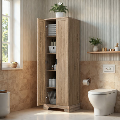 Armoire de rangement d'appoint avec tablette réglable