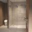 Portes de baignoire et de douche réglables sans cadre, verre transparent, style moderne