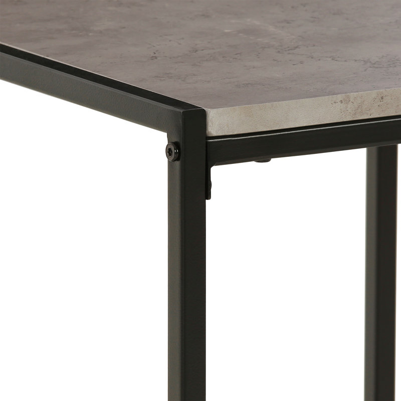 Vroman Sled End Table, Stone