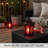 Moroccan Candle Lantern Decorative Candle Holder Lamp for Table or Hanging, Ramadan Decorations, Weddings, Indoor Home Decor, Outdoor Patio or Porch (Set of 2)-656086467-656086466