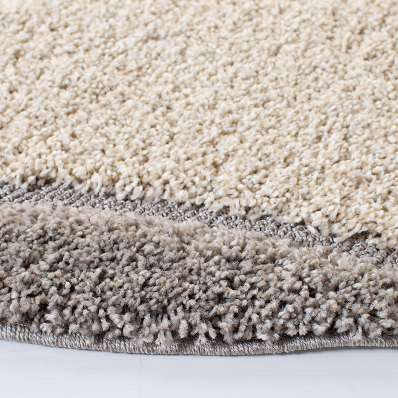 Kerio Shag Performance Abstract Rug, Round 6'7"