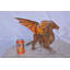 Statue Ismael en bronze peinte en bronze, taille: L 15 po x l 14 po x H 12 po