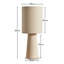 Dawnell 50cm Table Lamp-907470580