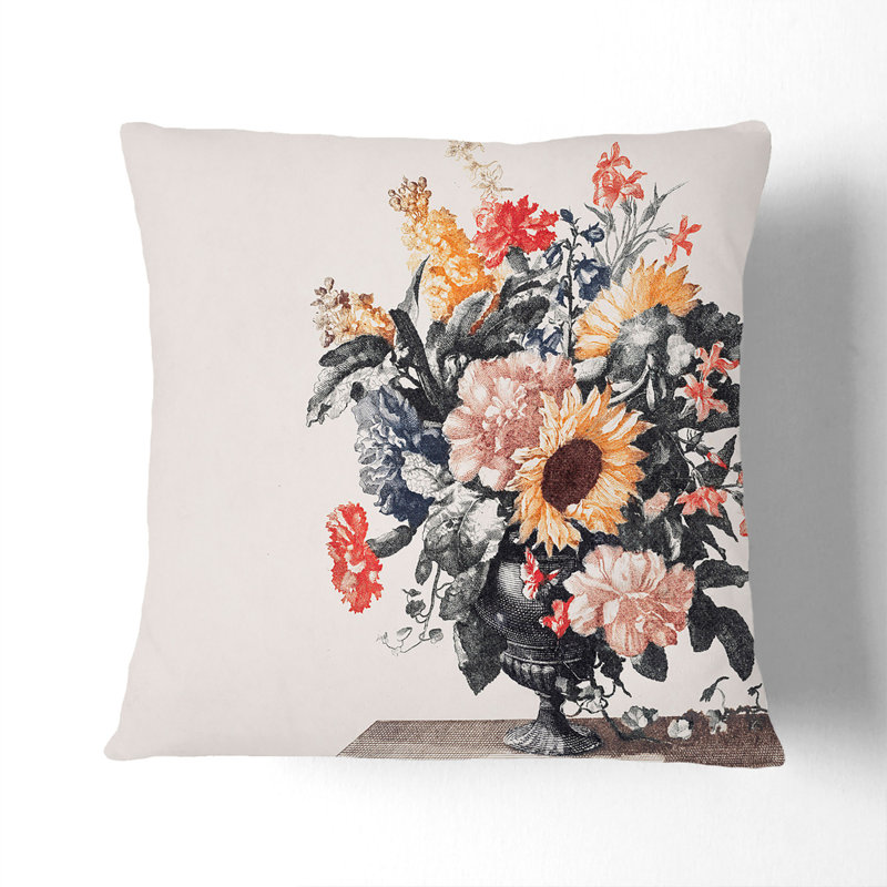 Square Cushion, Black, 55cm H x 55cm W x 20cm D