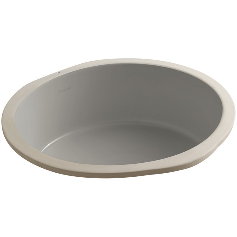 Kohler K-2883-K4 Verticyl Ceramic Vitreous China Circular Undermount Bathroom Sink with Overflow