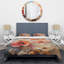 Ensemble de housse de couette Coral Poppies Romantic Impression III - Poppies-107146762