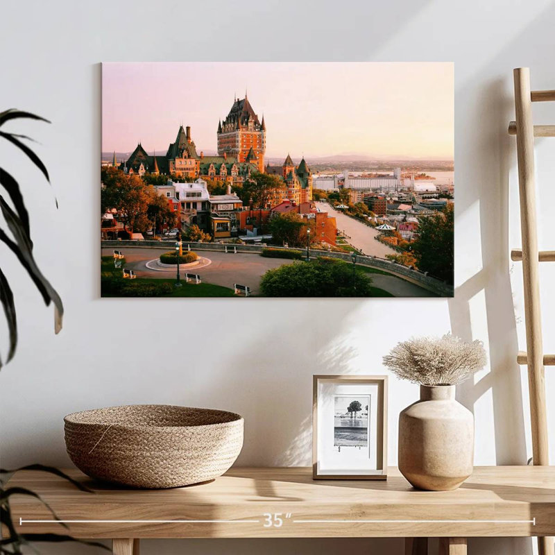 Lilie Québec Château Frontenac, H 16 po x l 24 po