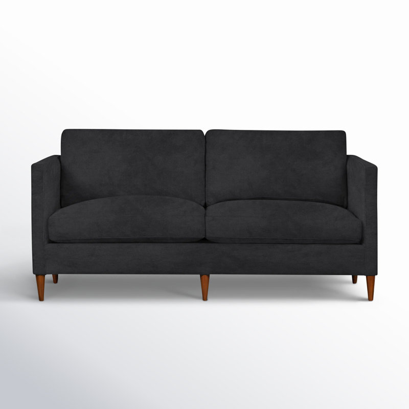 Canapé Clifford, Velours performance Bella Gunmetal