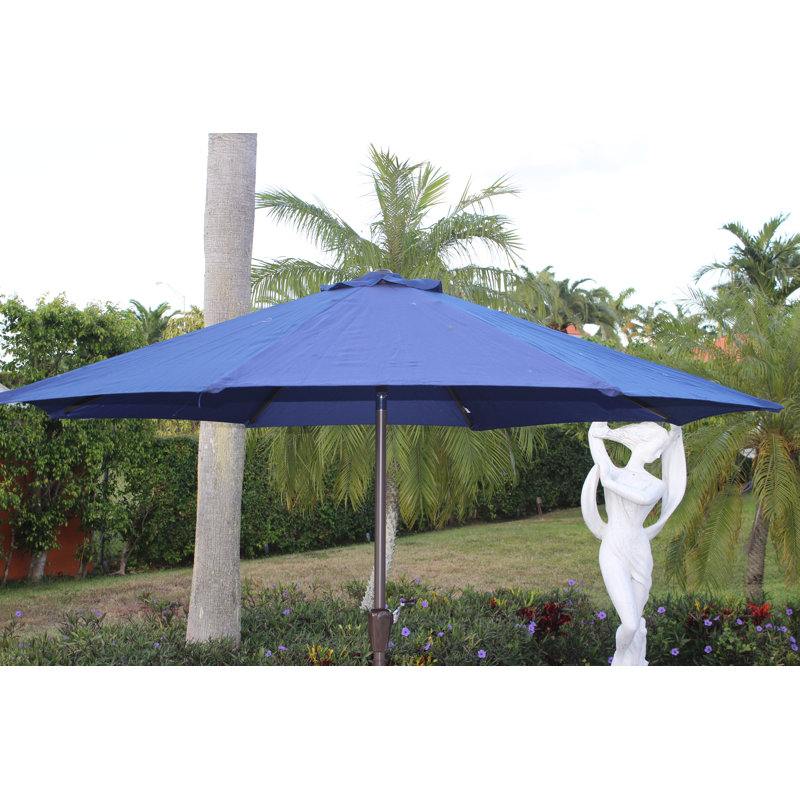 Parasol de marché 9 pi Vanderpool, Bleu marine