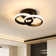 Verbrande 2-Light 25cm LED Integrated Semi Flush Mount