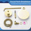 Robinet de douche avec valve brute-70491257