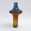 Low Amber Over Cobalt Vase-71171206