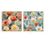 Dysart - Ensemble de 2 collages carrés floraux-101849115-101849117