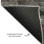 Tapis gris Cerrito AMF564 lavable à la machine de qualité supérieure-104100124