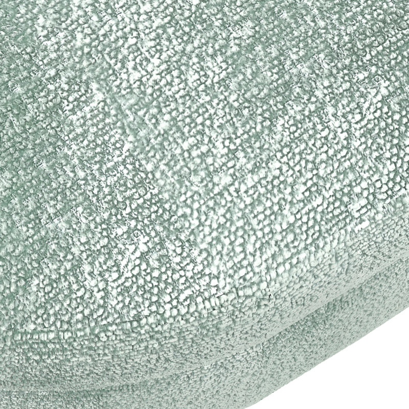 Banc de rangement repose-pieds ovale, Cyan, Vert