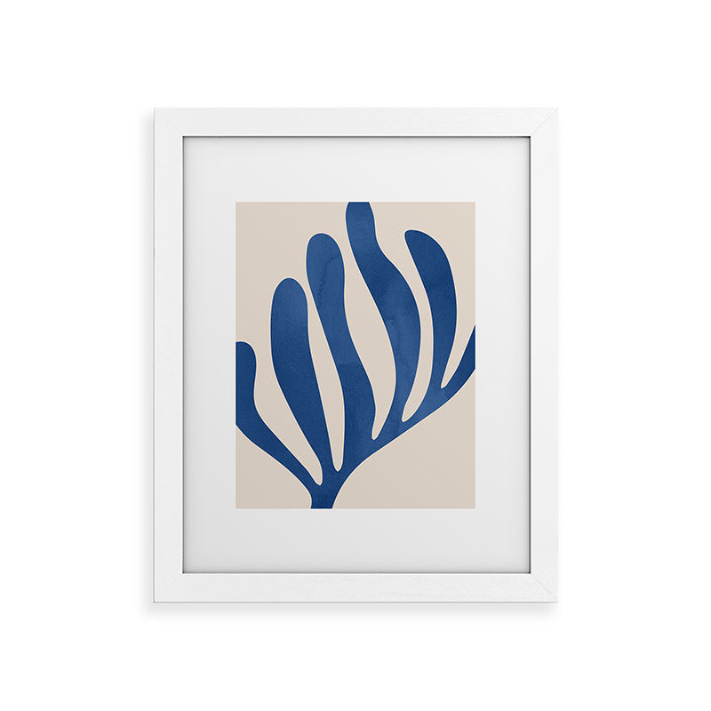 DreamPrintDesigns Matisse, reproduction d'art encadrée, Blanc, H 10 po x l 8 po