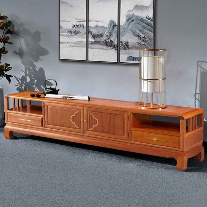 Modern Creative TV Stand, 21.26"H x 78.74"L x 17.72"W