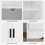 Grande armoire de rangement Millwood Pines, armoire de rangement pour salle de bain avec 2 tiroirs réglables et 2 tablettes-397372405