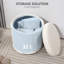 40cm Wide Solid Colour Footstool Ottoman-514360931