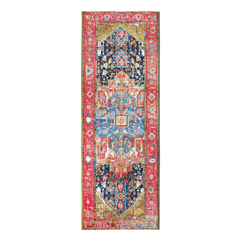 Multi Limon Indoor/Outdoor Traditional Rug, Runner 2' x 6'