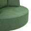 Fauteuil d'appoint pivotant en chenille 360 ° avec coussins amovibles-834513681