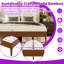 Solid Bamboo King\Queen\Full Platform Bed Frame, Noise-Free Support & Storage-989769874-989769903