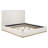 Boucle Upholstered Wingback Platform Bed-1935837251-1937323221