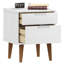 Revis Bedside Cabinet 40X35x48 Cm Solid Wood-253750534