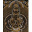 Lokeshvara Thangka (Thangka sans brocart) | Or 24 carats, gouache et acrylique sur toile de coton