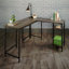 L-Shaped Desk Finish Ideal For Office Or Study In Bedroom Or Living Room