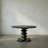 Zig-Zag Mahogany Round Solid Wood Dining Table-20722974-69367115