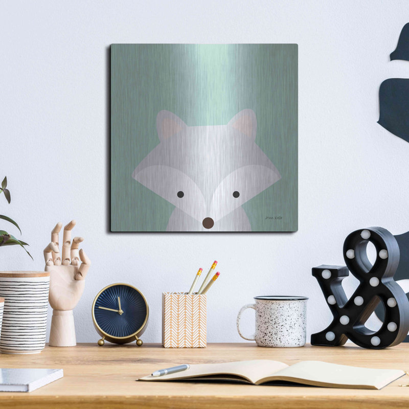 «Cuddly Fox» par Ann Kelle, H 12 po x l 12 po