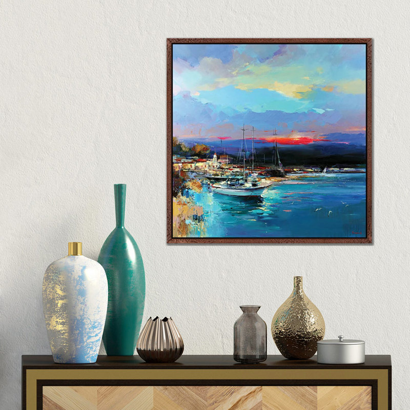 Emerald Fantasy by Tatyana Yabloed - Gallery-Wrapped Canvas Giclée on Canvas, Classic Wood Framed, 66.04 cm H x 66.04 cm W