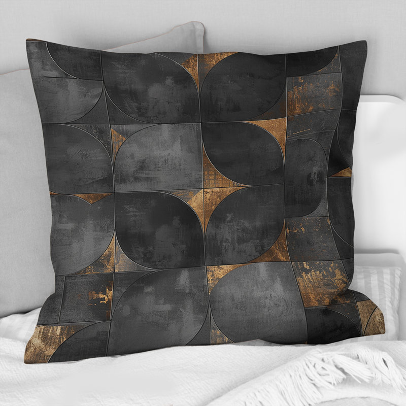 Glam Geo Patterns - Coussin Glam, H 18 po x l 18 po